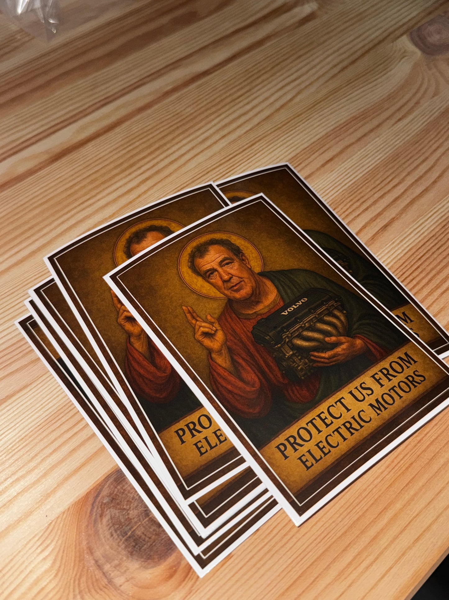 Protect us from electric motors stickers