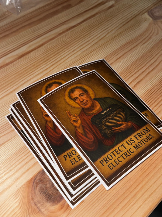 Protect us from electric motors stickers